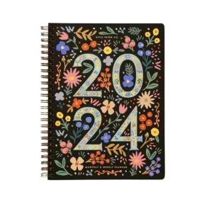 2024 Flores 12-Month Softcover Spiral Planner