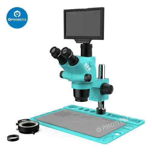 6.5-65X 7-50X Zoom Trinocular Stereo Microscope With HD Camera Monitor