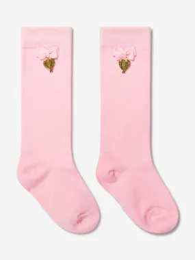 Angels Face Girls Charming Socks in Pink