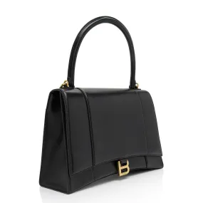 Balenciaga Shiny Calfskin Hourglass Medium Satchel (SHF-T4GYIa)