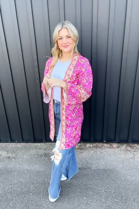 Bohemian Babe Print Kimono