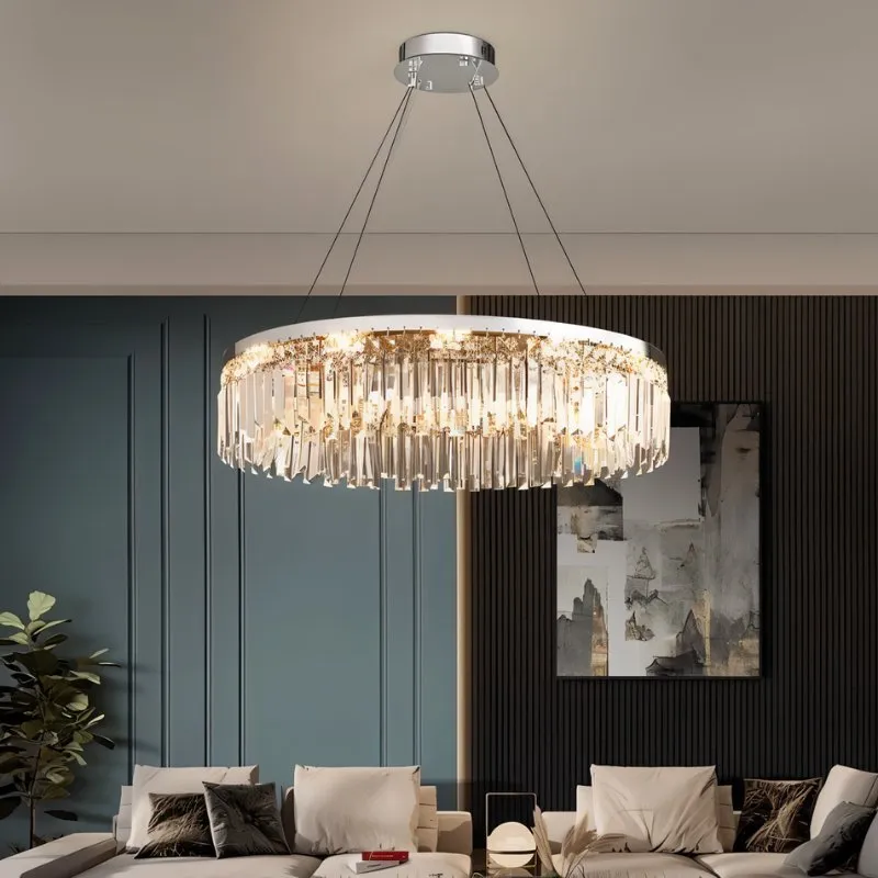 Chris Crystal Round Chandelier