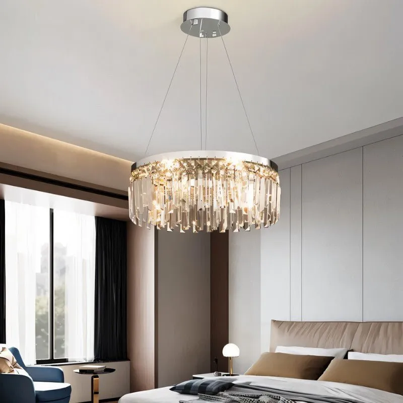 Chris Crystal Round Chandelier