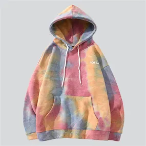 Cute Tie-Dye Couple Hoodie