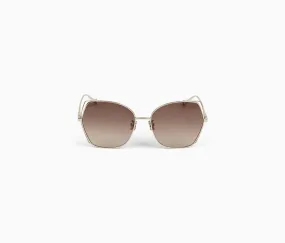 Geometric Sunglasses in Metal