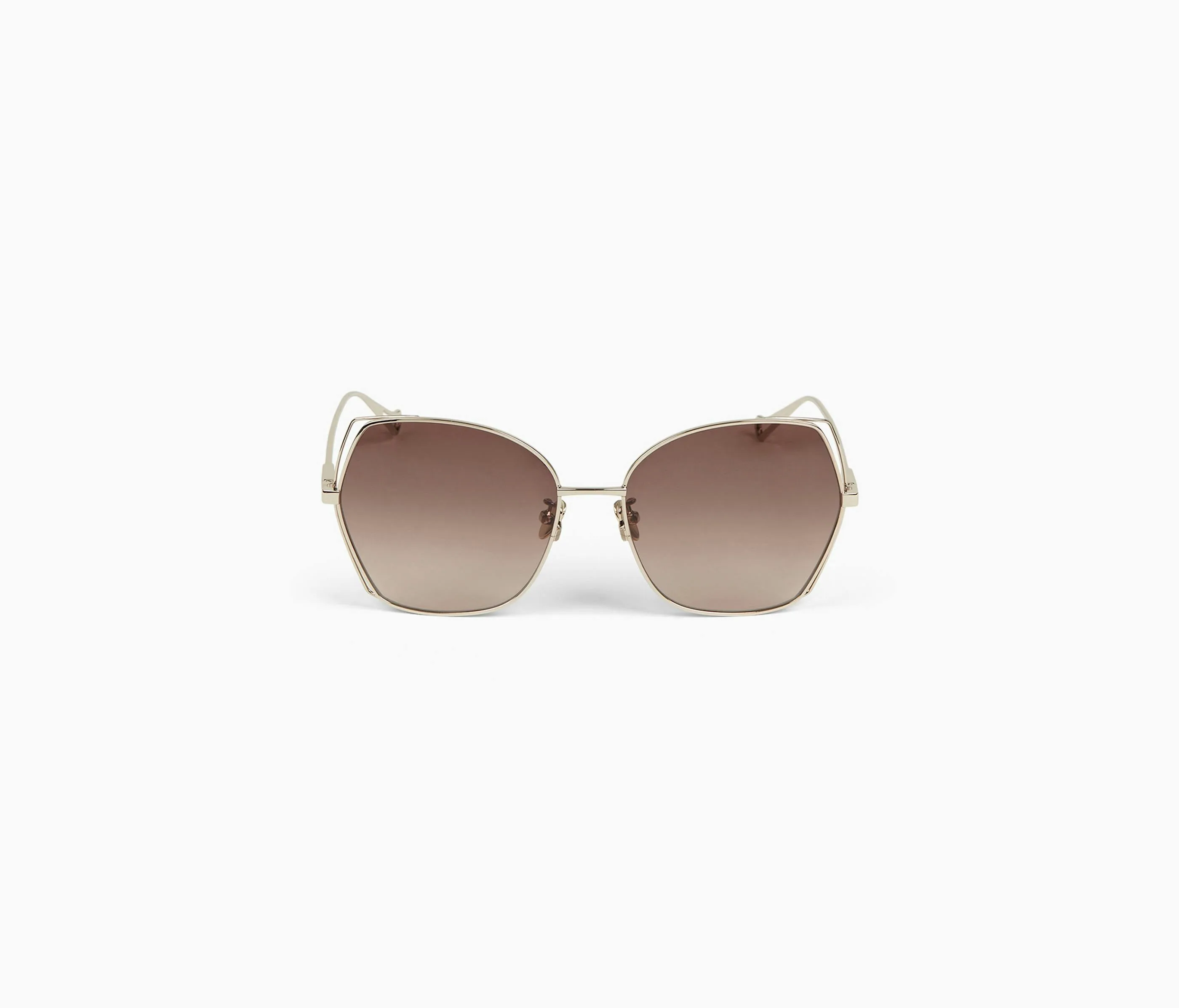 Geometric Sunglasses in Metal