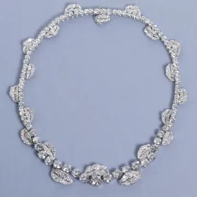 Grand French Garland Diamond Rivieré Necklace