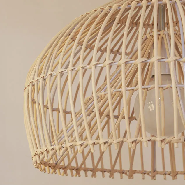 Rattan Birdcage Ceiling Light