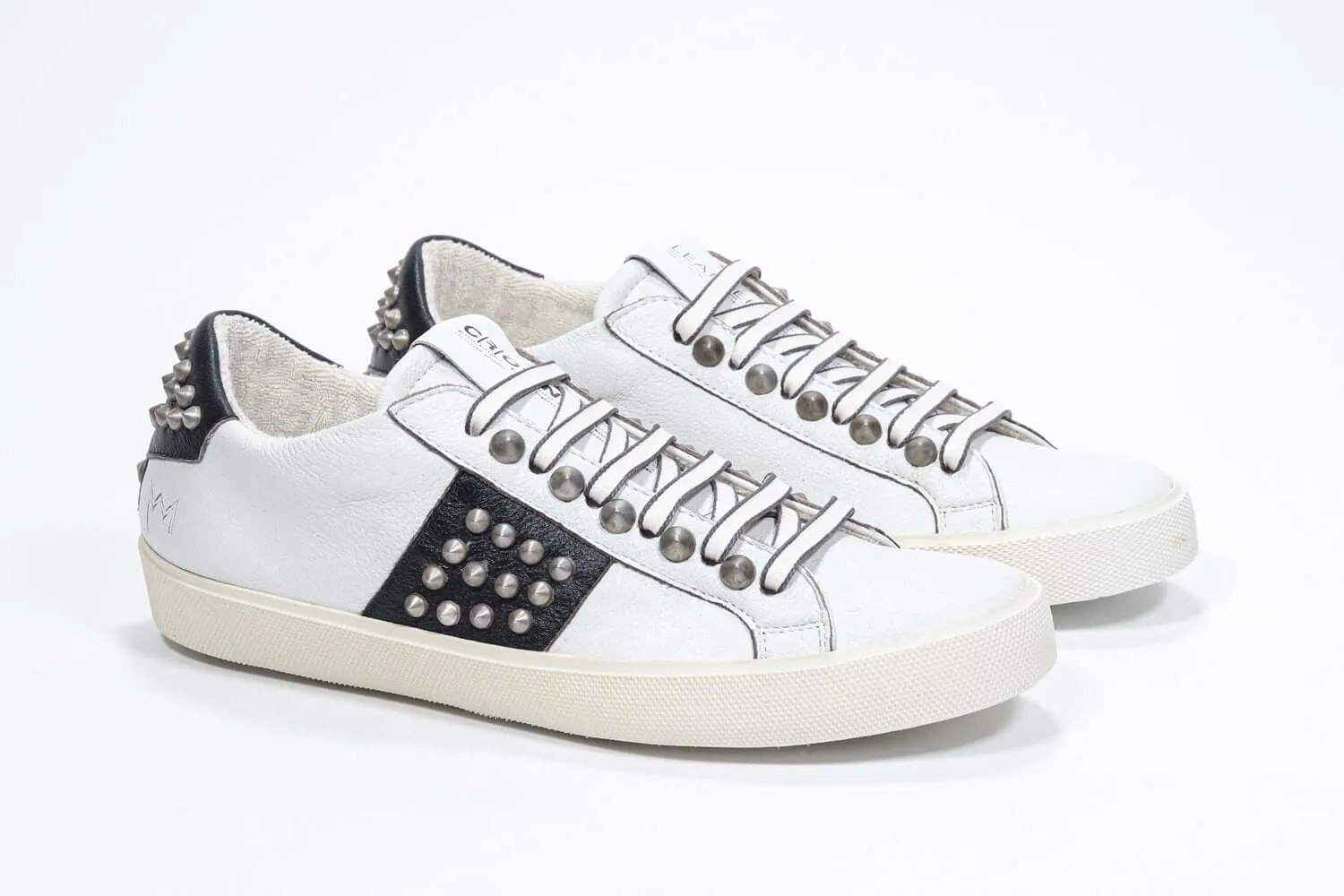 STUDLIGHT | White & Black - Low Top - Men