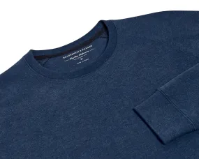 The Kennedy Pullover: Heathered Atlantic